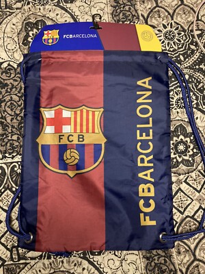 FCB Barcelona Football Club Drawstring Bag.
