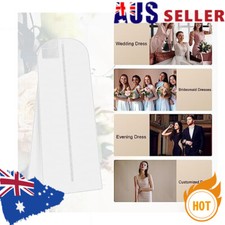 Bridal Wedding Gown Dress Garment Bag Dress Cover for Storage Travel 180*80*22cm