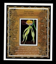 KLASYKA VINTAGE - Dominika 1999- Kwiaty- Pamiątkowy arkusz znaczków- Scott 2128- MNH