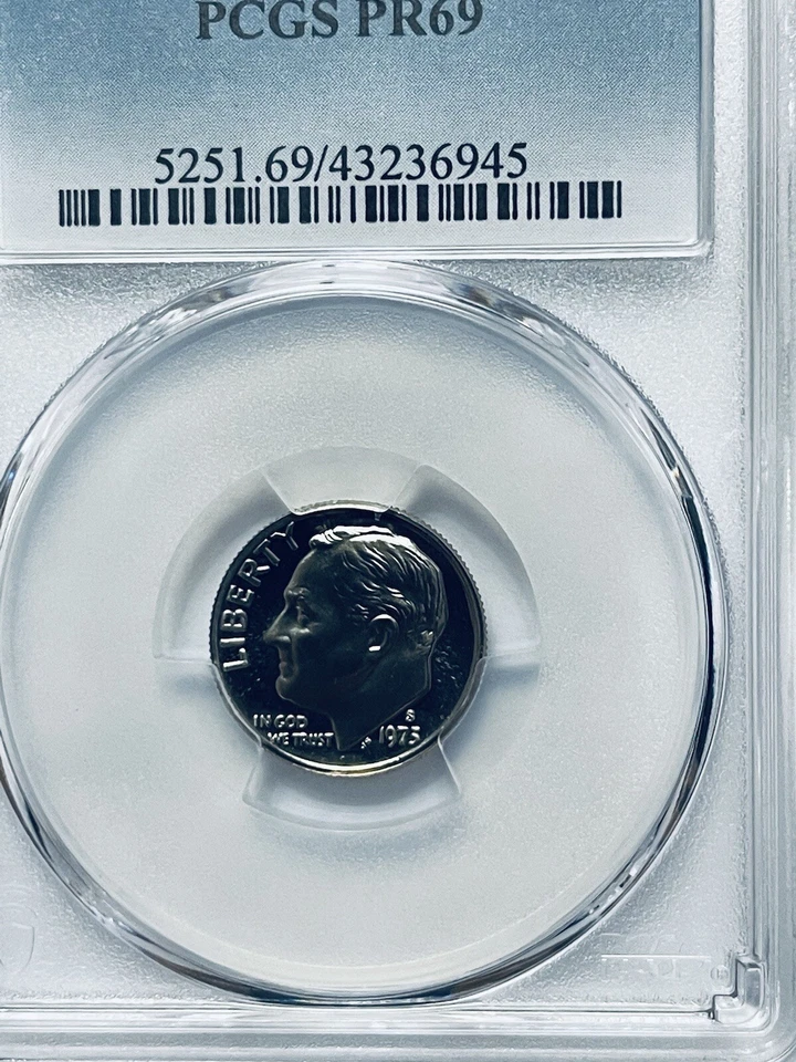 1973-S Roosevelt Dime PCGS PR69 - Image 3 of 4