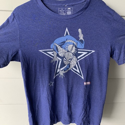 RARE Dallas Cowboys Spider-Man Marvel T 