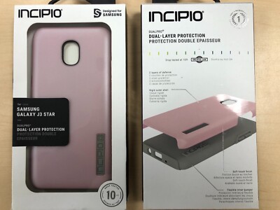 NEW Incipio Samsung Galaxy J3 V 2018 (Verizon) Dual-Layer Case in Pink 
