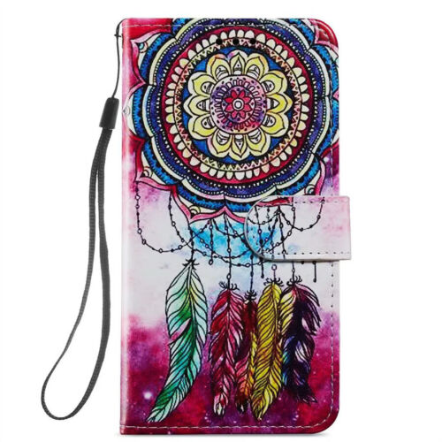 Pattern Leather Flip Wallet Case Phone Cover for Huawei P40 Pro P30 P20 P10 P50 - Picture 15 of 21