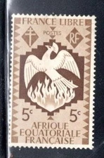 FRANCE FRENCH COLONIES EQUATORIAL AFRICA STAMPS MINT HINGED NG  LOT 1800AS