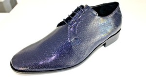 scarpe sposo blu