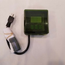 Woods 50015WD Outdoor 7-Day Heavy Duty Digital Plug-in Timer 2 Grounded Outlets