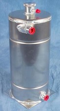 AH Fabrications Alloy Dry Sump Oil Tank 2 Gallon 5/8 BSP