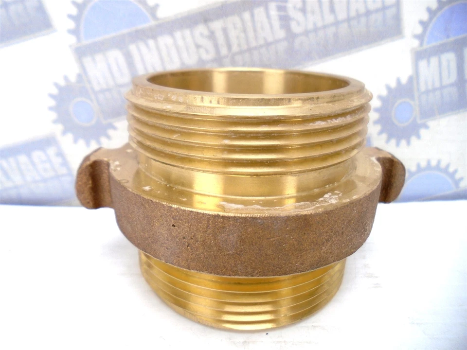 MOON - 378 - DOUBLE MALE ROCKER LUG Hose Adapter 2-1/2 In M x 2-1/2 In M - (NEW) - Image 4 of 4