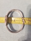 Women's Sterling Silver Gorham Camellia Tank Watch Bangle Band Quartz Works — photo 10