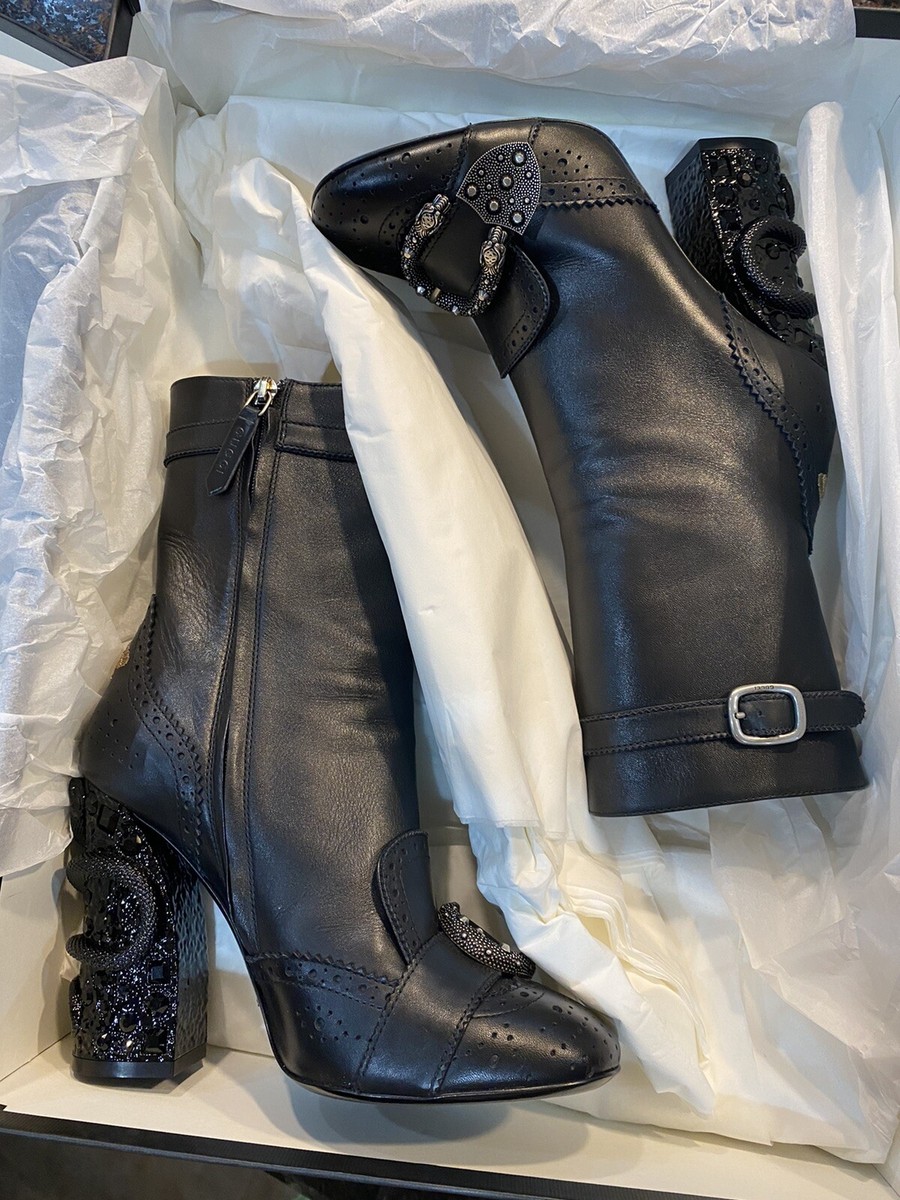 Gucci Dionysus Snake Heeled Bootie Size EUR 37/US 7 RARE FIND | eBay