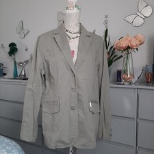 Maine Jacket Blazer Bnwt Light Green Karki On Trend 16/44