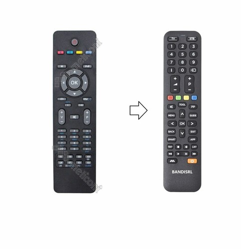 Telecomando Tv Smart Telefunken Telecomando Sostitutivo Telefunken RC-4875 - Compatibile Con Smart TV Telefunken Telecomando Ricambio Telefunken Tv L40f125b3 Tfl50dfhd02b - Foto 9