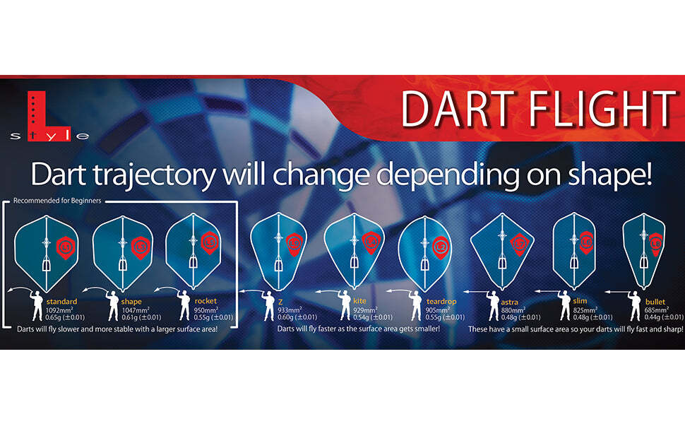 L-STYLE PRO DART FLIGHTS - L1 / STANDARD | eBay