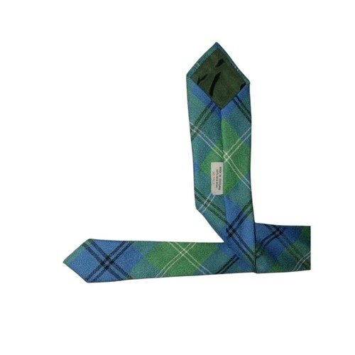 Cravatta uomo Ingles Buchan lana tartan Irvine antica scozzese a quadri accademia preppy - Foto 5 di 5