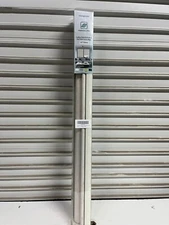 Cordless Zebra Roller Blind Dual Fabric layer in the Color Beige 33X72 inch