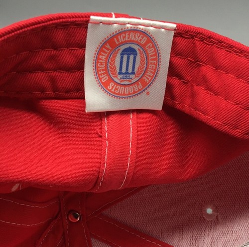 Maryland Terrapins Mütze Kappe Riemen hinten rot College Maskottchen Herren - Bild 7 von 8