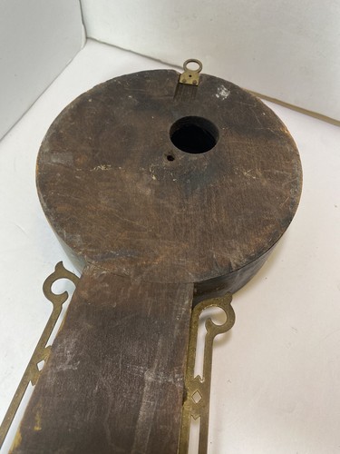 Antique Banjo Clock Case  Solid Mahogany Eagle Final - Picture 16 of 18