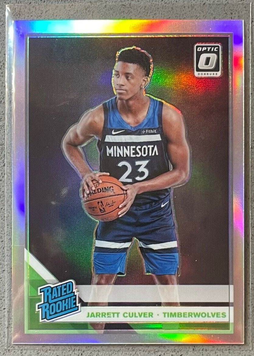 2019-20 Panini Donruss Optic #160 Jarrett Culver Silver Prizm Holo Rated Rookie