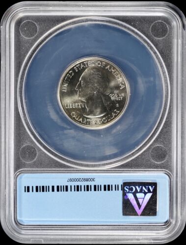 2012-S 25C Acadia National Parks NP Quarter ANACS MS 67 BU Mint State - Picture 2 of 4