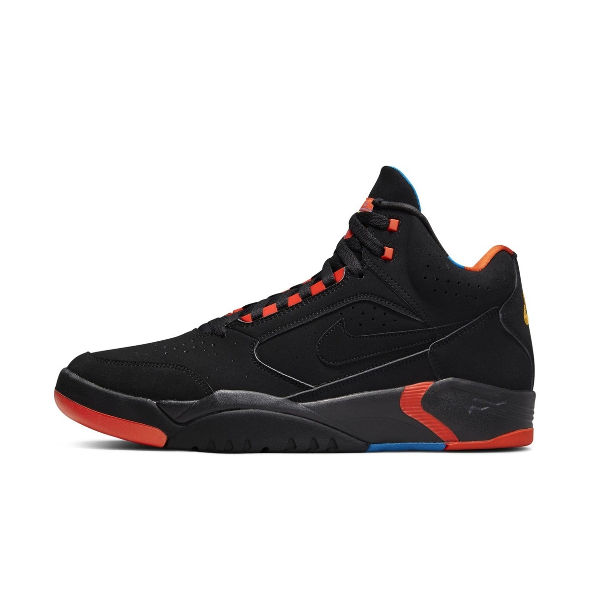 Size 10.5 - Nike Air Flight Lite Mid Black Team Orange for
