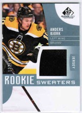17/18 SP GAME USED HOCKEY ROOKIE SWEATERS JERSEY CARDS (RS-XX) U-Pick From List