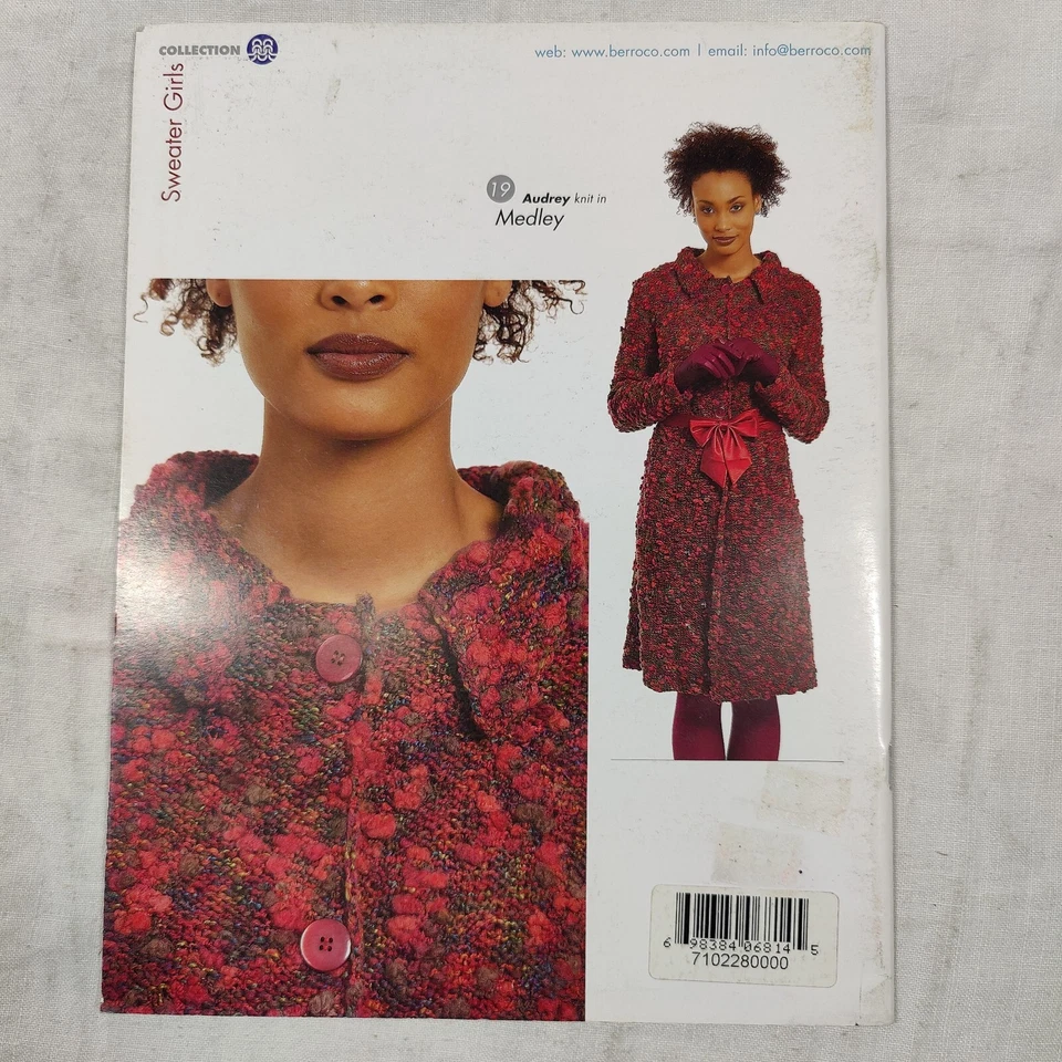 2004 Berroco Collection Sweater Girls Knit Crochet Yarn Design Pattern Book 228 - Image 2 of 4