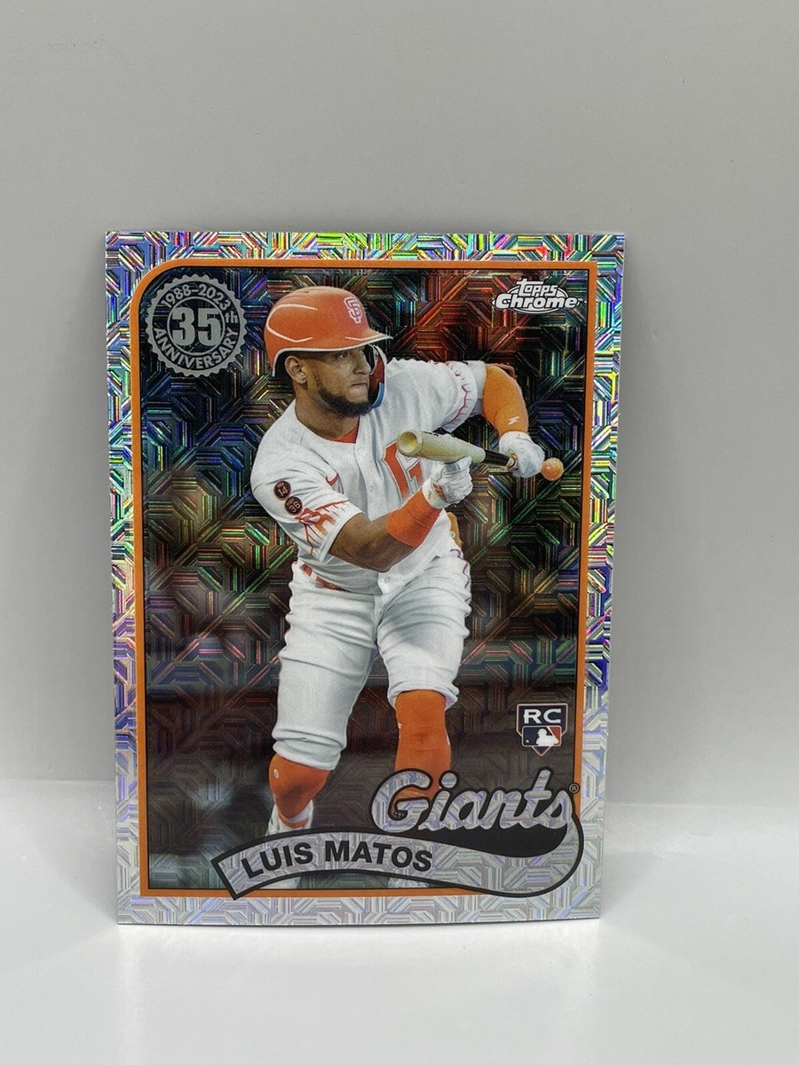 2024 Topps Series 1 Silver Pack Mojo Refractor Luis Matos RC San