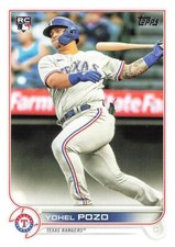 2022 Topps #649 Yohel Pozo     Texas Rangers Rookie