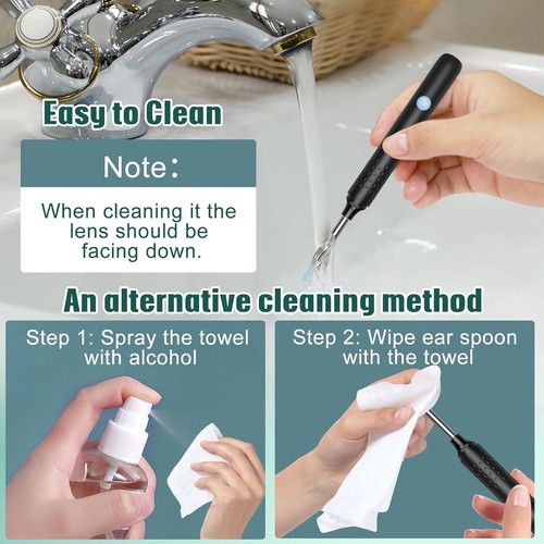 Wohlmen Ear Wax Removal with HD Camera Wireless Compatibility with Iphone, Ea... - Picture 5 of 9