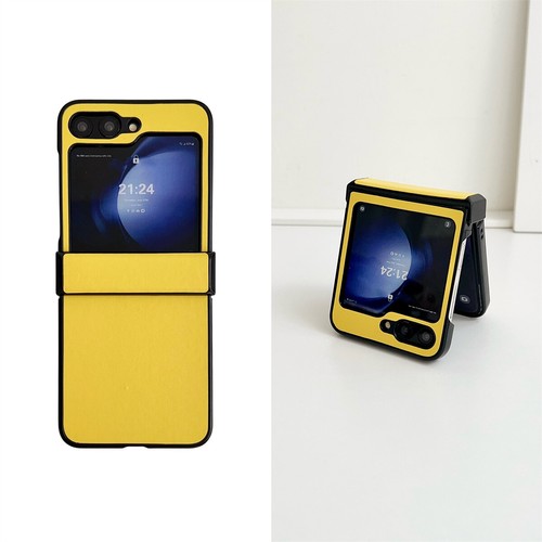 Fashion PU Leather Phone Protective Case Cover For Samsung Galaxy Z Flip 3 4 5 6 - Picture 30 of 34