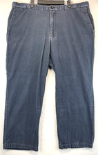 Haggar Corduroy Pants - Mens See Measurements Navy Blue - High Rise 1922