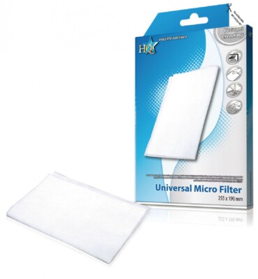 HQ Microfilter Universal für Staubsauger - Abm.: 255x190 mm - Mikrofilter