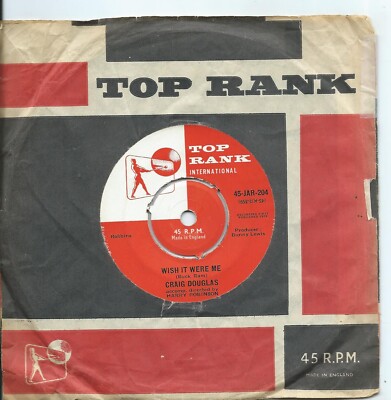 Craig Douglas:Wish it were me/The riddle of love:UK Top Rank:1959