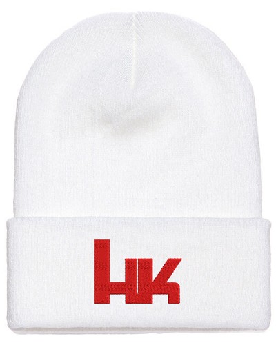 Heckler and Koch HK Logo Embroidered Beanie Winter Hat with or Without ...