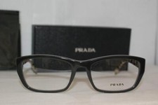 Brand New Authentic Prada 18O 54-18-135 Black/Silver TFN-1O1 With Original Case