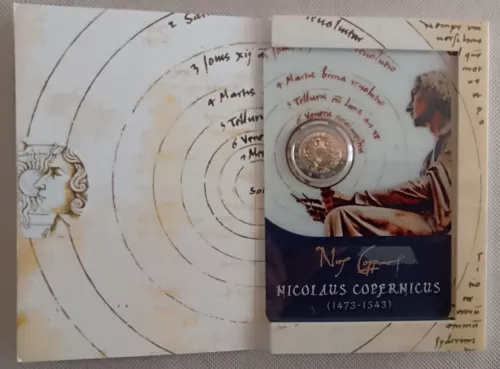 MALTA - 2023 NICOLO COPERNICO  2 EURO COINCARD