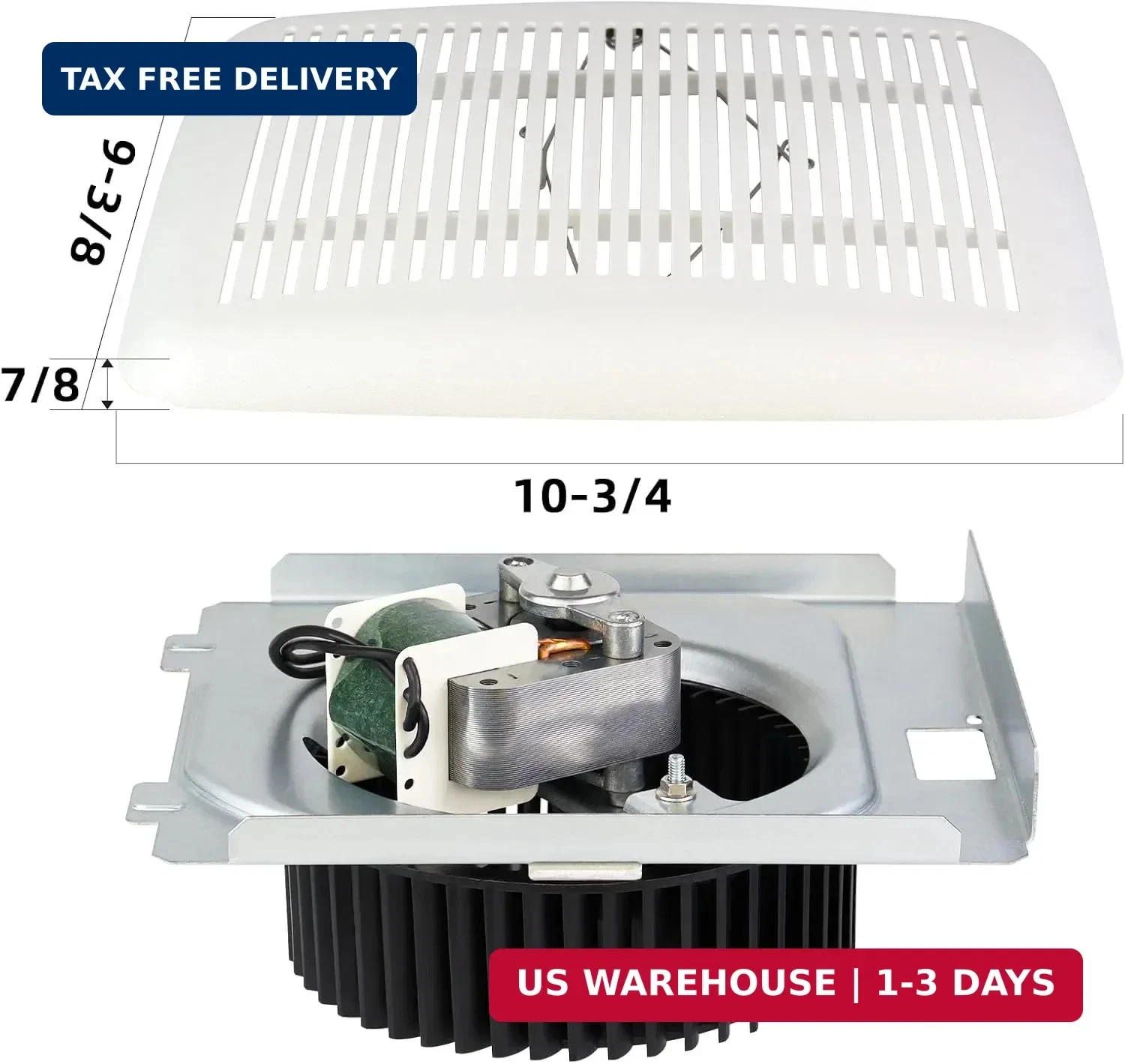 Broan-NuTone QuicKit Bath Fan Motor and Cover - Thumbnail 5