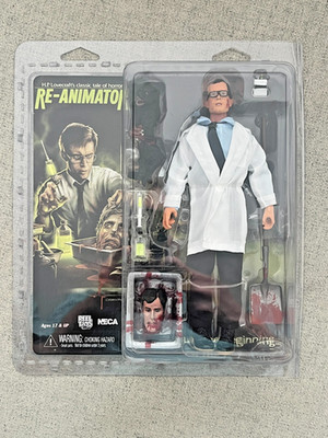 NECA Action Figur RE-ANIMATOR Herbert West, 1985 Horror (8''/20 cm) NEU/SEALED