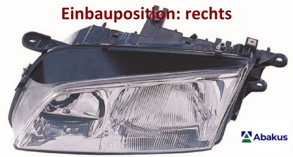 Abakus 216-1141R-LD-E Hauptscheinwerfer Rechts Scheinwerfer FüR Mazda-image