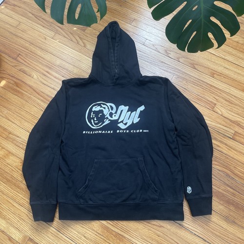 Herren Large Billionaire Boys Club NYC BBC schwarz Hoodie Streetwear Sweatshirt - Bild 1 von 8