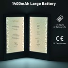 4pcs LED Menu Cover Backlit Wine List Check Bill Holder Double Panel 17x10" — photo 3