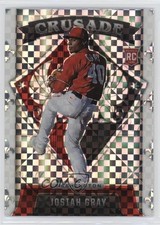 2022 Panini Chronicles Crusade Building Blocks Prizm Josiah Gray #6 0nr3