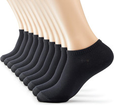 Men'S/Women'S 10-20 Pairs Thin Cotton Low Cut Ankle Socks, Multipack