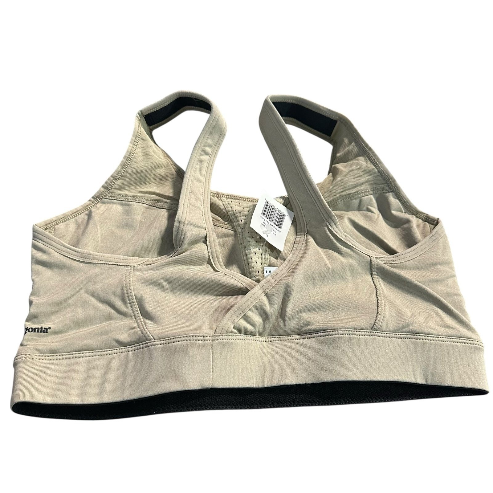 Patagonia Sports Bra Desert Sand Capilene Athleisure Gorpcore Gym 19070 NEW L thumbnail 2