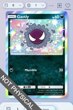 Pokemon TCG POCKET - Gastly Shiny 1  , Mega Shine, English