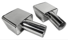 Corvette C3 Exhaust Extensions Stainless Steel 1973