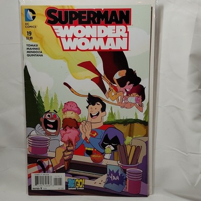 DC Comics Superman/Wonder Woman #19 2015 Teen Titans Go! Variant Cover Comic