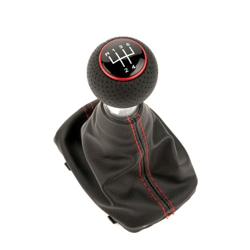Schaltknauf Schaltsack Schalthebel Rot 5-Gang Schaltung 8L0863278 für AUDI A3 8L - Picture 5 of 11