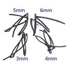 4pcs/set 1m Length Heat Shrink Tube Replacements 3mm 4mm 5mm 6mm Practical New