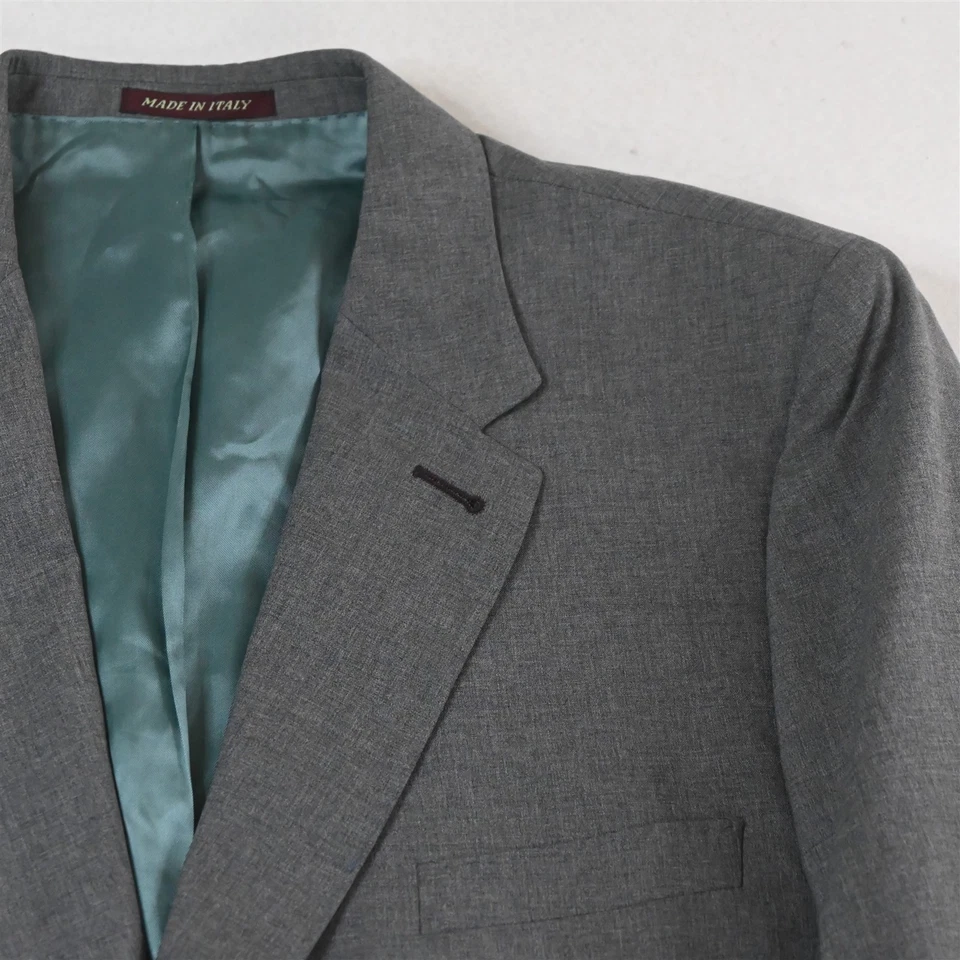 NEW Paul Smith 46R Gray 100% Wool Italy Mens Blazer Suit Jacket Sport Coat - Image 2 of 4